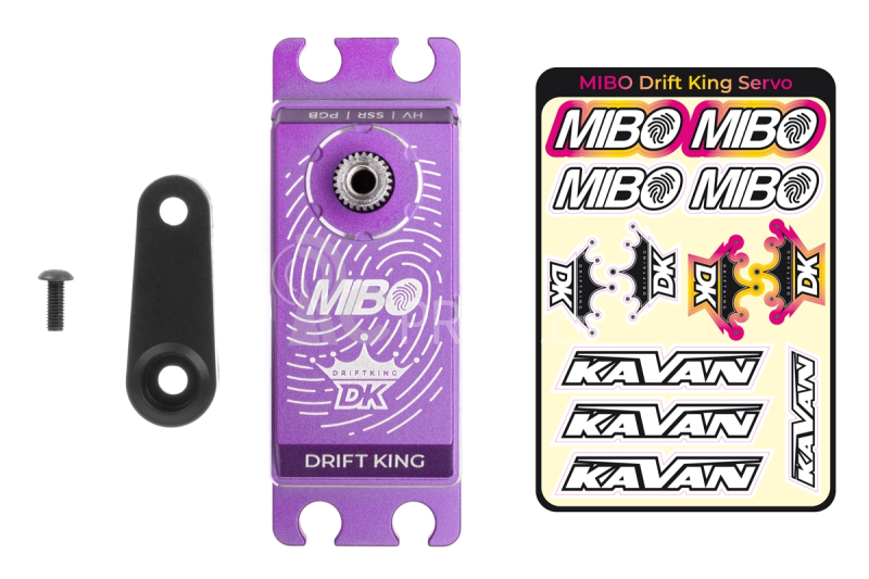 MIBO Drift King Alu Purple Programmable (RWD Drift Spec/33.0kg/8.4V) Brushless Servo