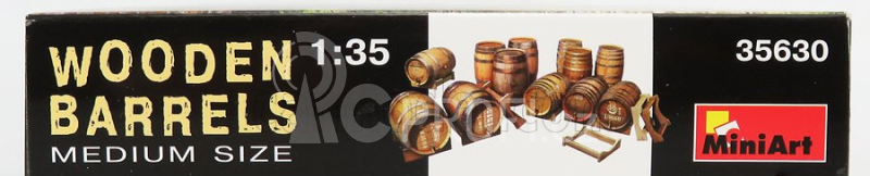 Miniart Accessories Botti Barili Di Legno - Wooden Barrels 1:35 /