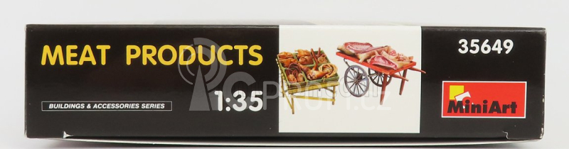 Miniart Accessories Meat Products Trailer 1:35 /