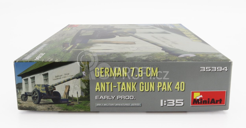 Miniart Accessories Military German 7.5 Anti-tank Gun Pak 40 1945 1:35 /