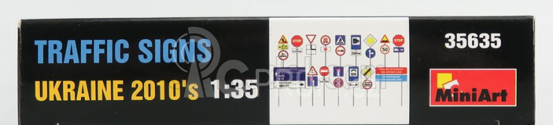 Miniart Accessories Segnali Stradali - Traffic Signs Ukraine 2010 1:35 /