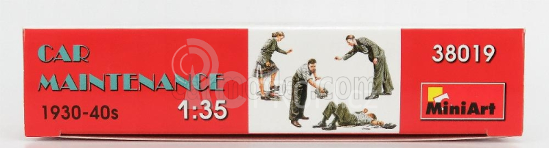 Miniart Figures Car Mechanic Maintenance 1935 1:35 /