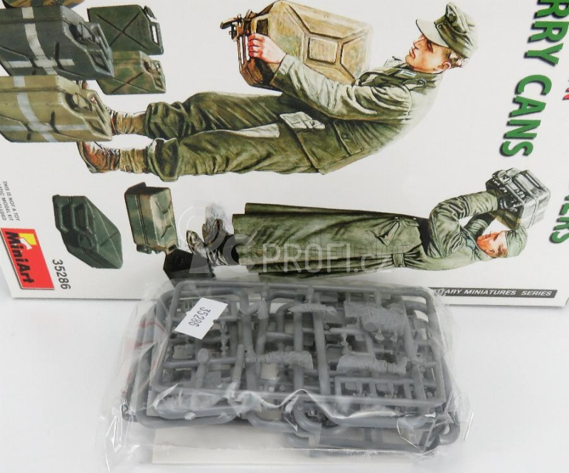 Miniart Figures German Soldiers With Jerry Cans 1945 1:35 /