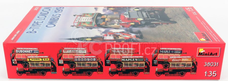 Miniart General Omnibus B-type London Autobus 1919 1:35 /