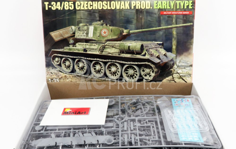 Miniart Kampfpanzer T-34/85 Tank Military Czechoslovak 1944 1:35 /