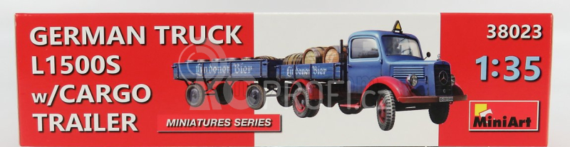 Miniart Mercedes benz L1500 German Truck With Trailer 1941 1:35 /