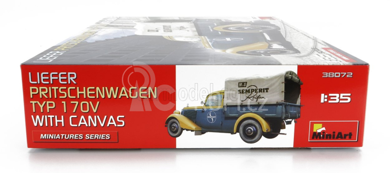 Miniart Mercedes benz Type 170v Liefer Pritschenwagen Semperit With Canvas 1935 1:35 /