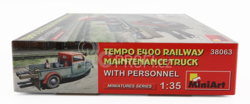 Miniart Tempo E400 Railway Truck 3-wheels 1962 1:35 /