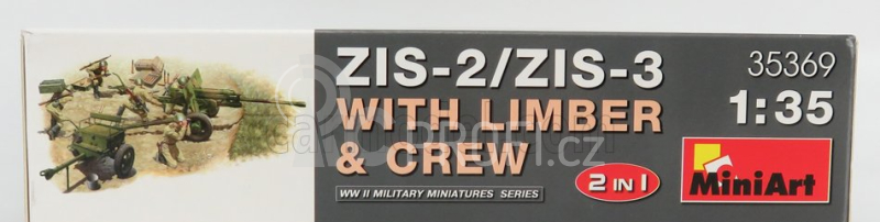 Miniart ZIS 2/zis-3 With Limber & Crew 1:35 /