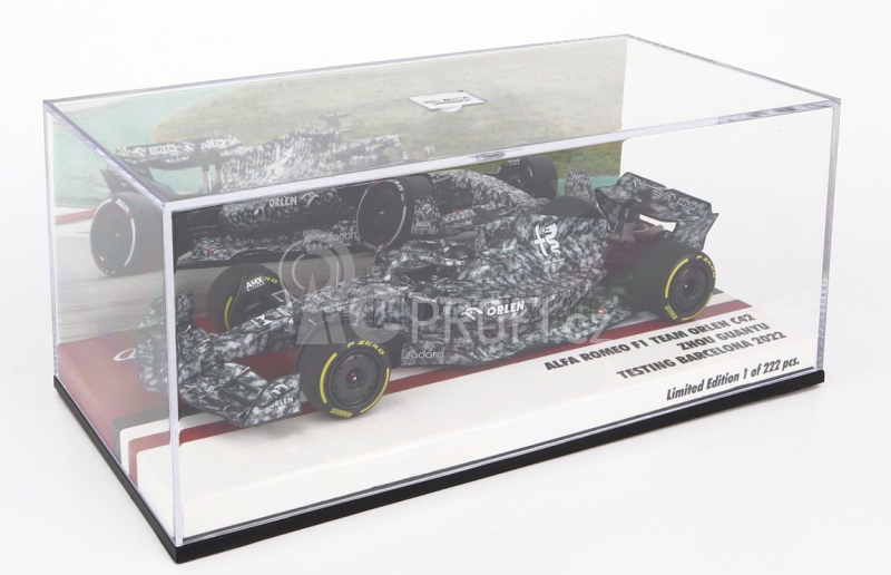 Minichamps Alfa romeo F1  C42 Team Orlen Racing N 24 Test Barcelona 2022 Guanyu Zhou 1:43 Camouflage