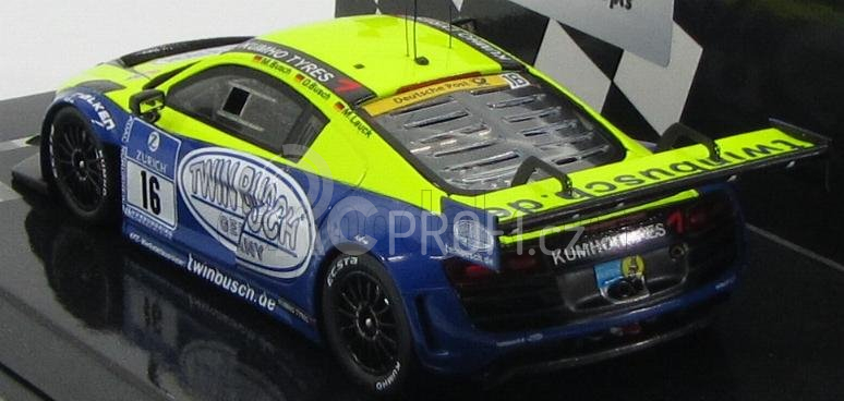 Minichamps Audi R8 Lms Ultra N 16 24h Adac Nurburgring 2013 Busch - Busch 1:43 Žlutá Modrá