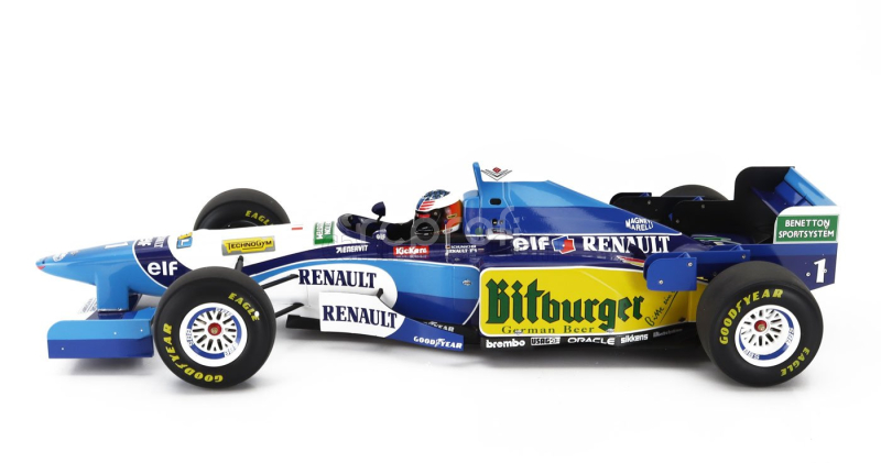 Minichamps Benetton F1 B195 Team Mild Seven Renault N 1 World Champion Season 1995 Michael Schumacher 1:12 Modrá Žlutá