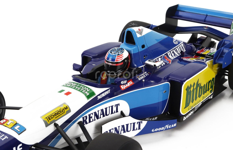 Minichamps Benetton F1 B195 Team Mild Seven Renault N 1 World Champion Season 1995 Michael Schumacher 1:12 Modrá Žlutá