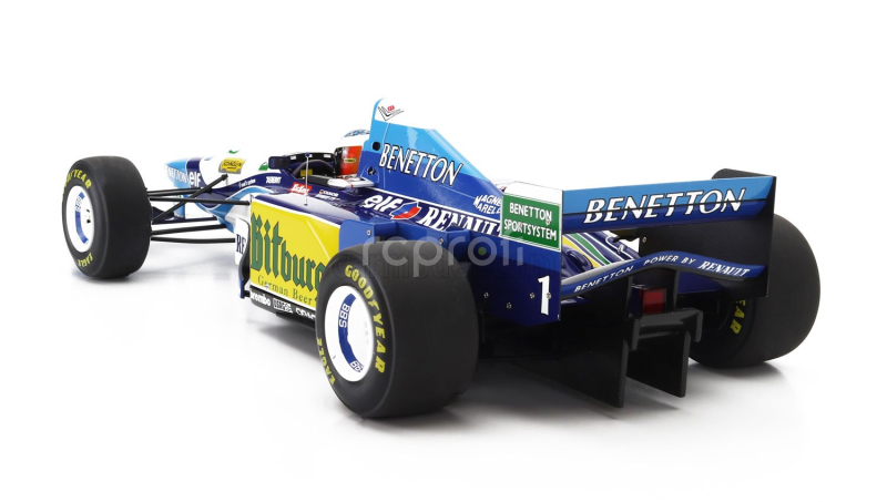 Minichamps Benetton F1 B195 Team Mild Seven Renault N 1 World Champion Winner European Gp 1995 Michael Schumacher 1:12 Modrá Žlutá