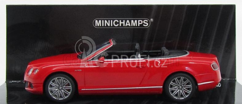 Minichamps Bentley Continental Gt Speed Cabriolet 2012 1:43 St. James Red