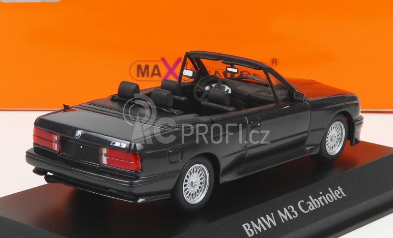 Minichamps BMW 3-series M3 Cabriolet (e30) 1988 1:43 Black Met