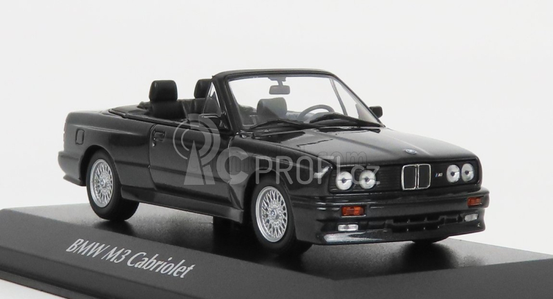 Minichamps BMW 3-series M3 Cabriolet (e30) 1988 1:43 Black Met