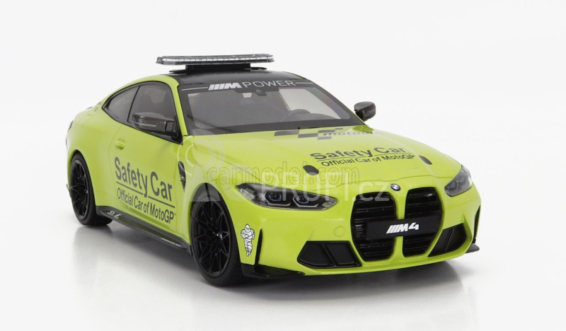 Minichamps BMW 4-series M4 Coupe (g82) Safety Car Motogp Season 2020 1:18 Žlutá