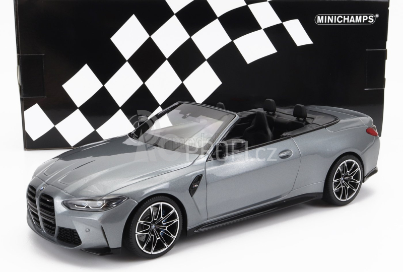 Minichamps BMW 4-series M4 (g83) Cabriolet 2020 1:18 Grey Met