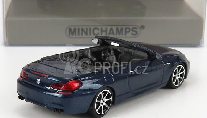 Minichamps BMW 6-series M6 Cabriolet Open (f13) 2015 1:87 Blue Met