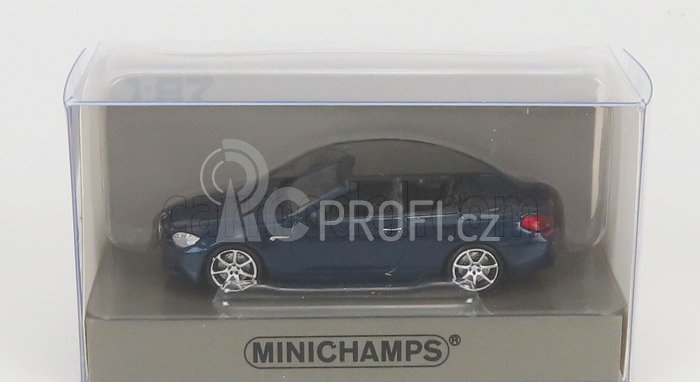 Minichamps BMW 6-series M6 Cabriolet Open (f13) 2015 1:87 Blue Met