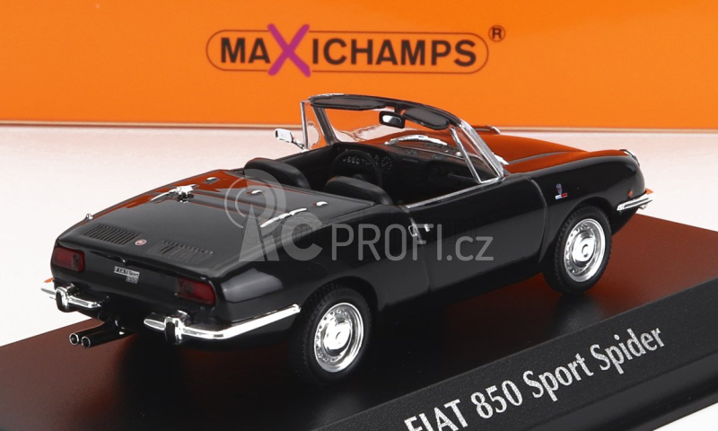 Minichamps Fiat 850 Sport Spider 1968 1:43 Black