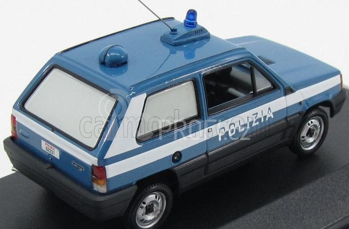 Minichamps Fiat Panda 1980 Polizia - Police 1:43 Modrá Bílá