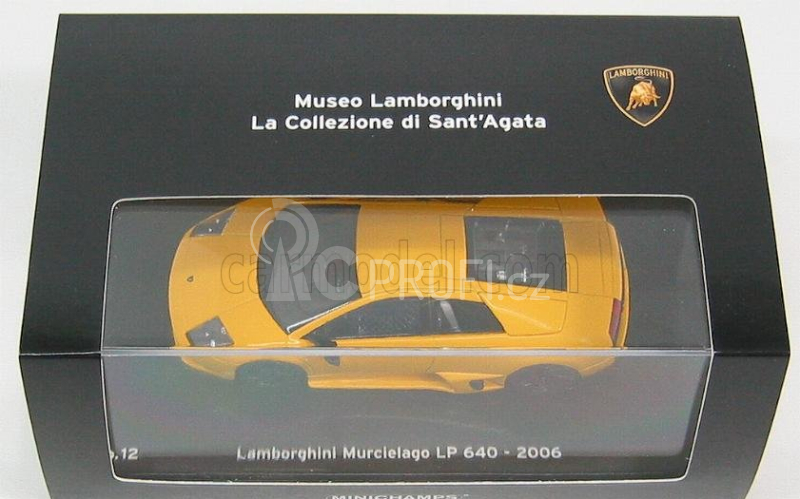 Minichamps Lamborghini Murcielago Lp640 2006 - Museum Series 1:43 Žlutá