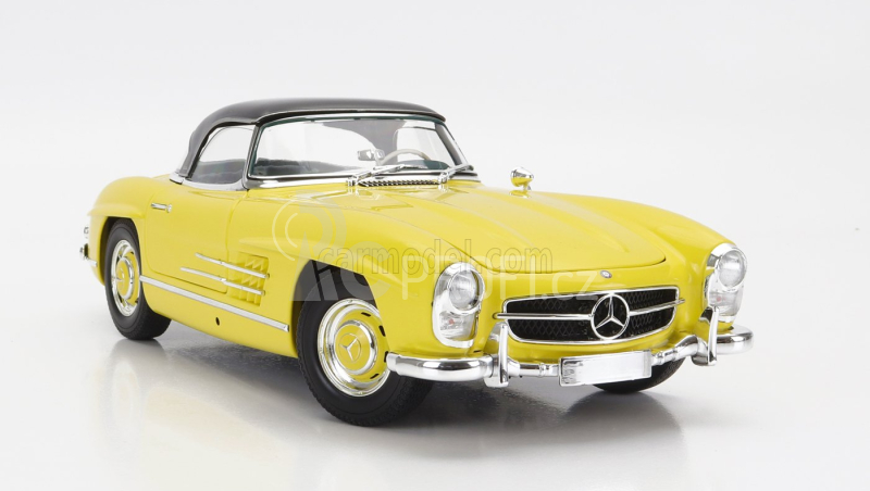 Minichamps Mercedes benz 300sl Roadster (w198) Cabriolet Hard-top 1958 1:18 Žlutá