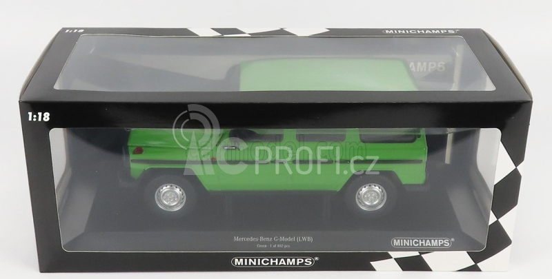 Minichamps Mercedes benz G-class Long (w460) 1980 1:18 Světle Zelená