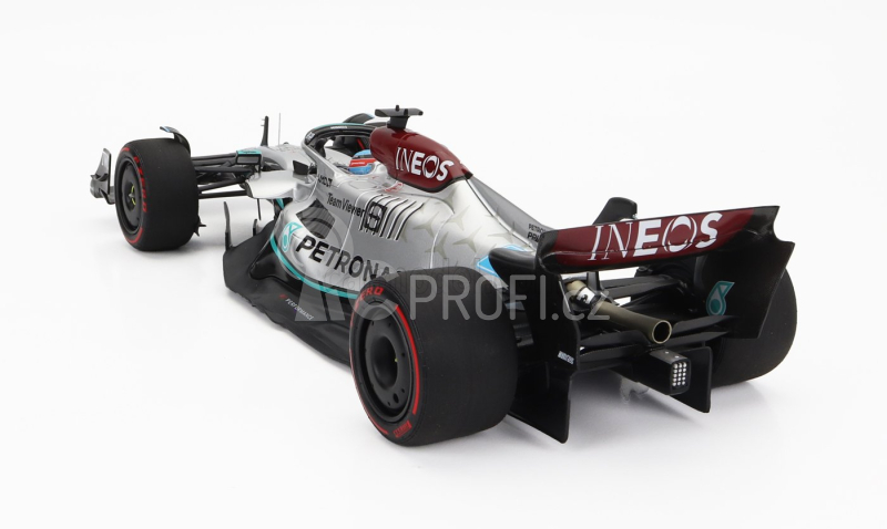 Minichamps Mercedes gp F1 W13e Mercedes-amg Petronas F1 N 63 1:18, stříbrná