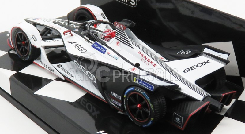 Minichamps Penske Formula-e Ev-3 Team Geox Dragon N 6 Season 2018-2019 F.nasr 1:43 Bílá