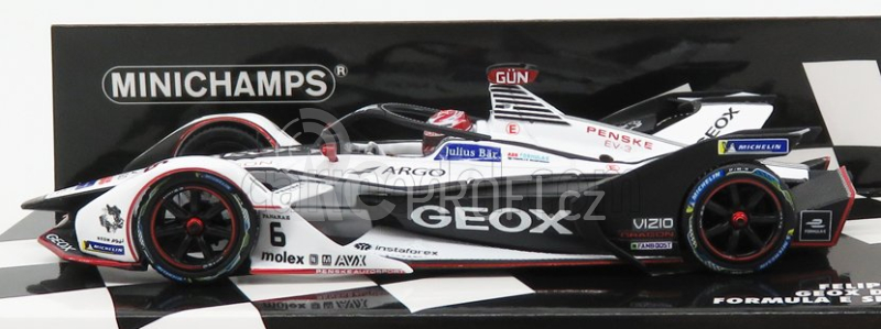 Minichamps Penske Formula-e Ev-3 Team Geox Dragon N 6 Season 2018-2019 F.nasr 1:43 Bílá