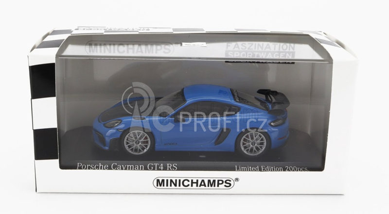 Minichamps Porsche 718 (982) Cayman Gt4 Rs 2021 1:43 Shark Blue