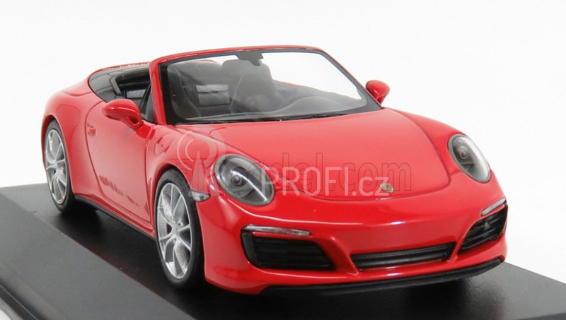 Minichamps Porsche 911 991-2 Carrera 4s Cabriolet 2017 1:43 Red