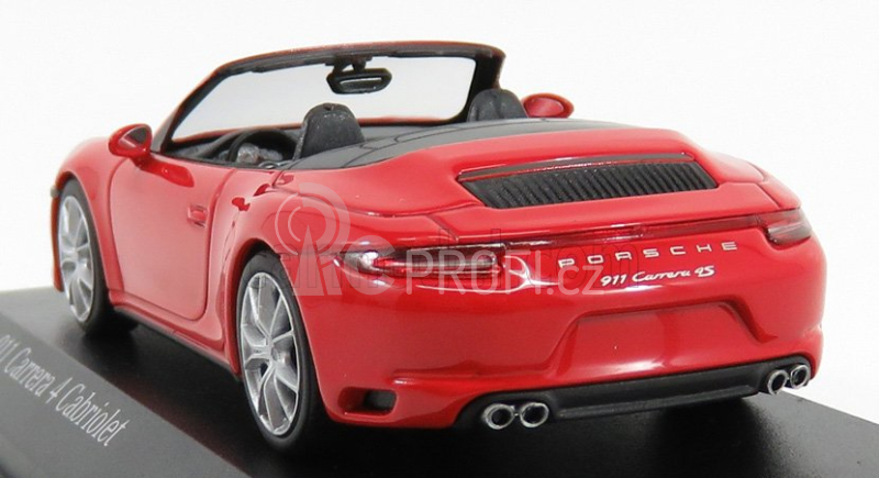 Minichamps Porsche 911 991-2 Carrera 4s Cabriolet 2017 1:43 Red