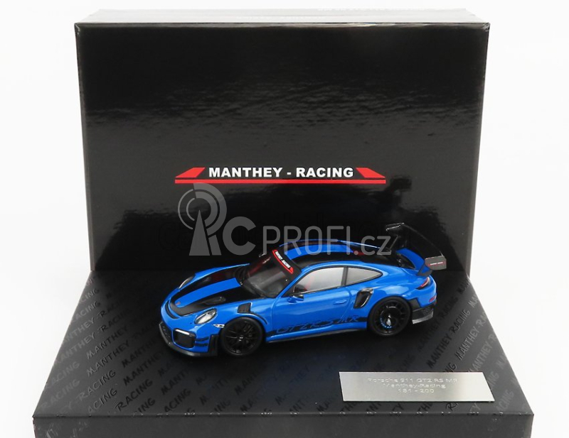 Minichamps Porsche 911 991-2 Gt2 Rs Mr Team Manthey Racing 2018 1:43 Modrá Černá