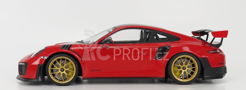 Minichamps Porsche 911 991-2 Gt2 Rs Weissach Package 2018 1:18 Červená Černá