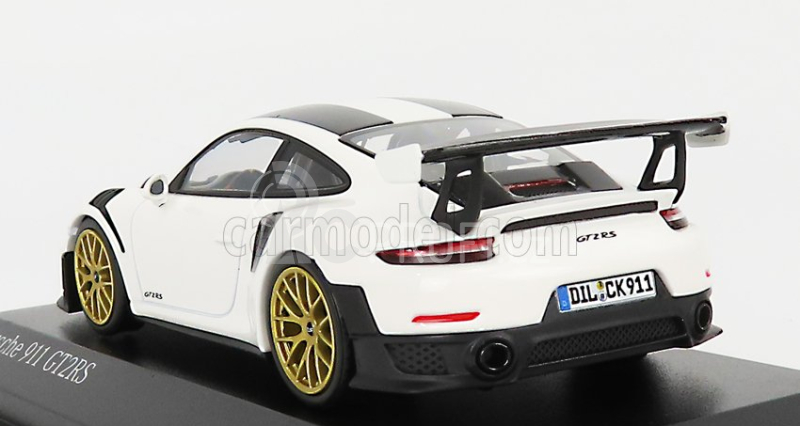 Minichamps Porsche 911 991-2 Gt2 Rs Weissach Package Coupe 2018 1:43 Bílá