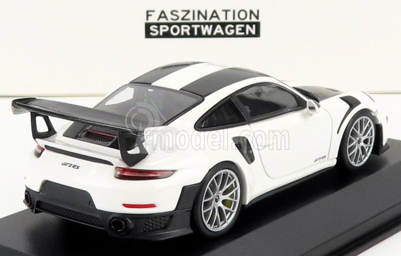 Minichamps Porsche 911 991-2 Gt2 Rs Weissach Package Coupe 2018 1:43 Bílá Černá