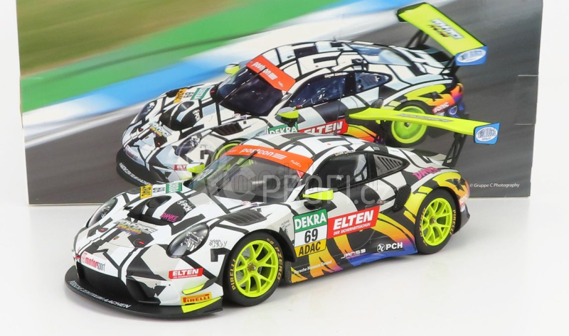 Minichamps Porsche 911 991-2 Gt3-r Iron Force By Ring Police Team N 69 1:18