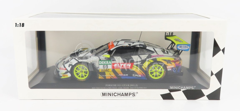 Minichamps Porsche 911 991-2 Gt3-r Iron Force By Ring Police Team N 69 1:18