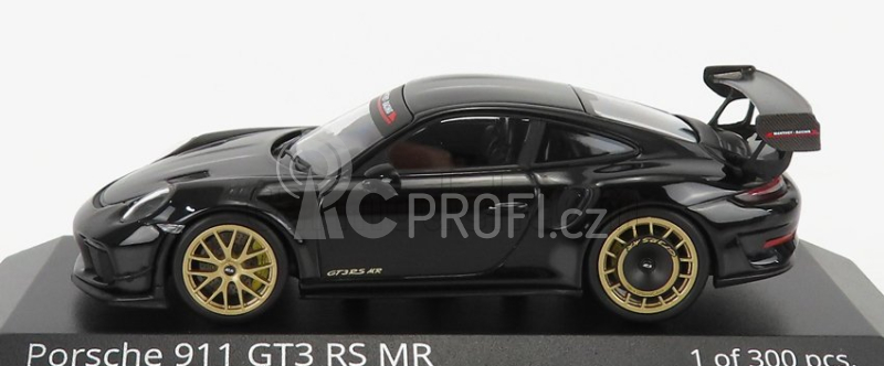 Minichamps Porsche 911 991-2 Gt3 Rs Mr Team Manthey Racing 2018 - Golden Rims 1:43 Black