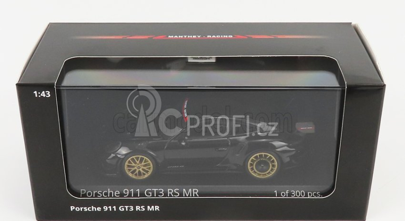 Minichamps Porsche 911 991-2 Gt3 Rs Mr Team Manthey Racing 2018 - Golden Rims 1:43 Black