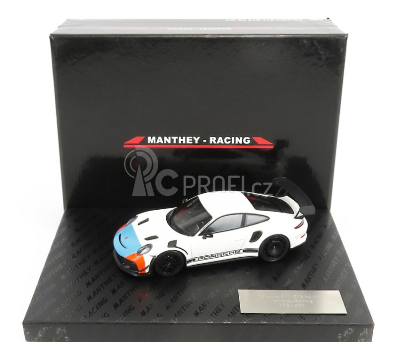 Minichamps Porsche 911 991-2 Gt3 Rs Mr Team Manthey Racing 2020 1:43 Bílá Světle Modrá