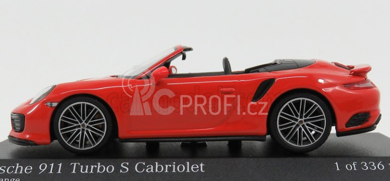 Minichamps Porsche 911 991-2 Turbo S Cabriolet 2017 1:43 Orange