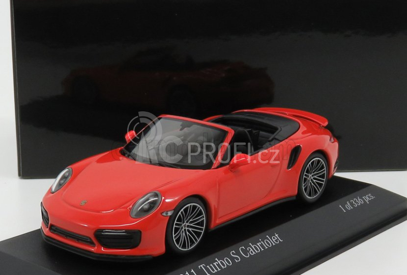 Minichamps Porsche 911 991-2 Turbo S Cabriolet 2017 1:43 Orange