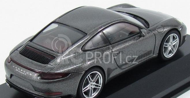 Minichamps Porsche 911 991 Carrera 4 2014 1:43 Grey Met