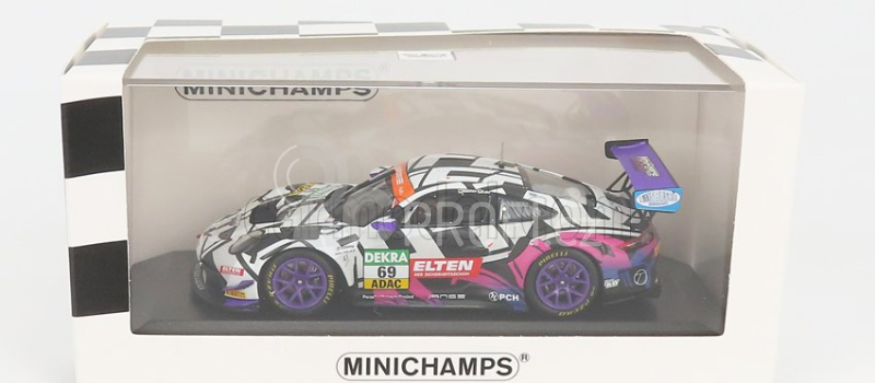 Minichamps Porsche 911 991 Gt3 R Team Iron Force N 69 1:43