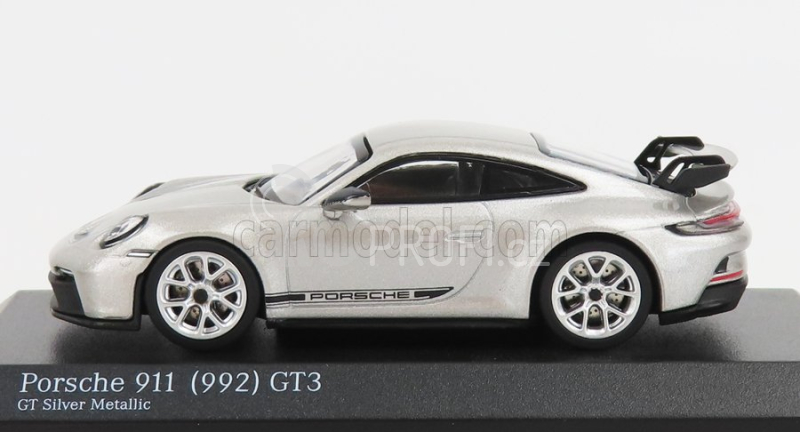 Minichamps Porsche 911 992 Gt3 Coupe 2021 1:64 Silver